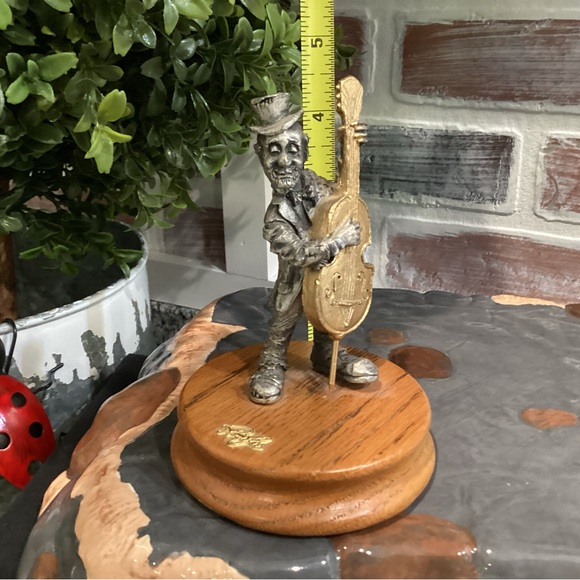 Vintage Pewter Ron Lee Hobo Band Collection - Collectible - Org. Price Sticker - Picture 7 of 9